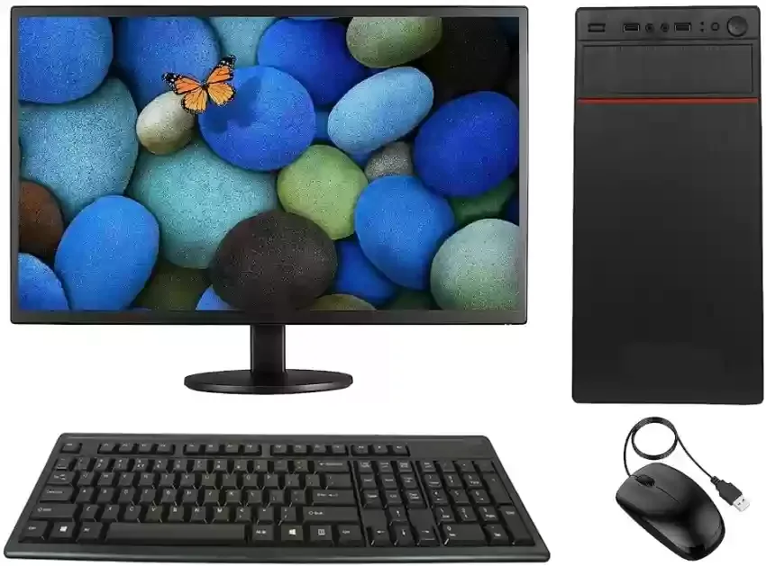 Intel Core 2 Duo / 16 GB RAM / 256GB SSD /  Monitor 18.5 Inch / Keyboard & Mouse Assembled Desktop PC