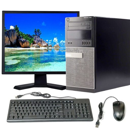 Intel i3 4th Gen / 16GB RAM / 512GB SSD  /  Monitor 18.5 Inch / Keyboard & Mouse Assembled Desktop PC