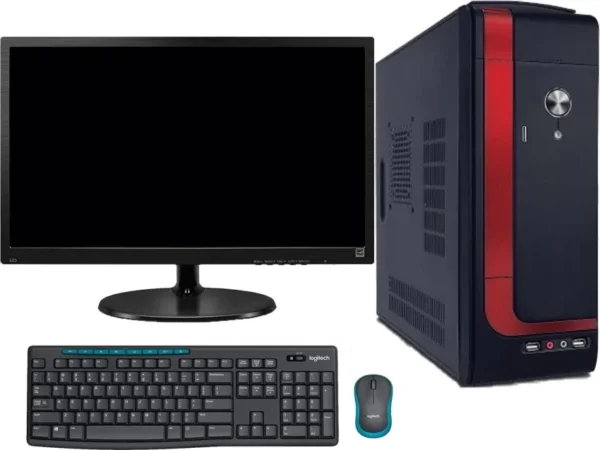 Intel i3 5th Gen / 8GB RAM / 256GB SSD / Monitor 18.5 Inch / Keyboard & Mouse Assembled Desktop PC - Desktop rent in kolkata - rentOcart