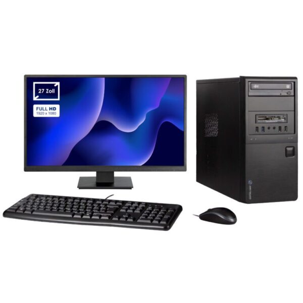 Intel i5 8th Gen / 16GB RAM / 256GB SSD / Monitor 18.5 Inch / Keyboard & Mouse Assembled Desktop PC - Desktop rent in kolkata - rentOcart