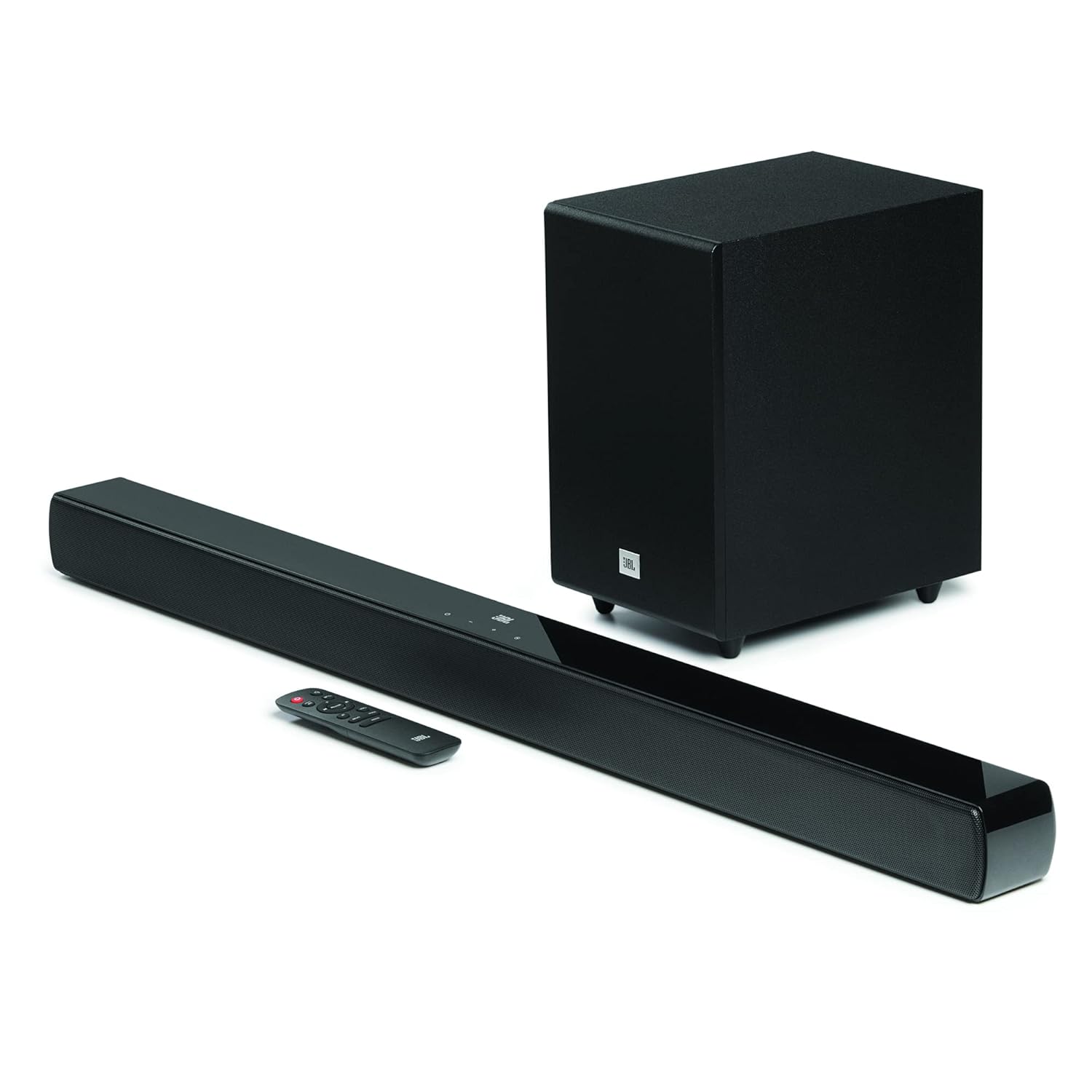 JBL Cinema – Dolby Digital Soundbar with Wired Subwoofer for Extra Deep Bass